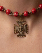"Spadok" Stone Necklace
