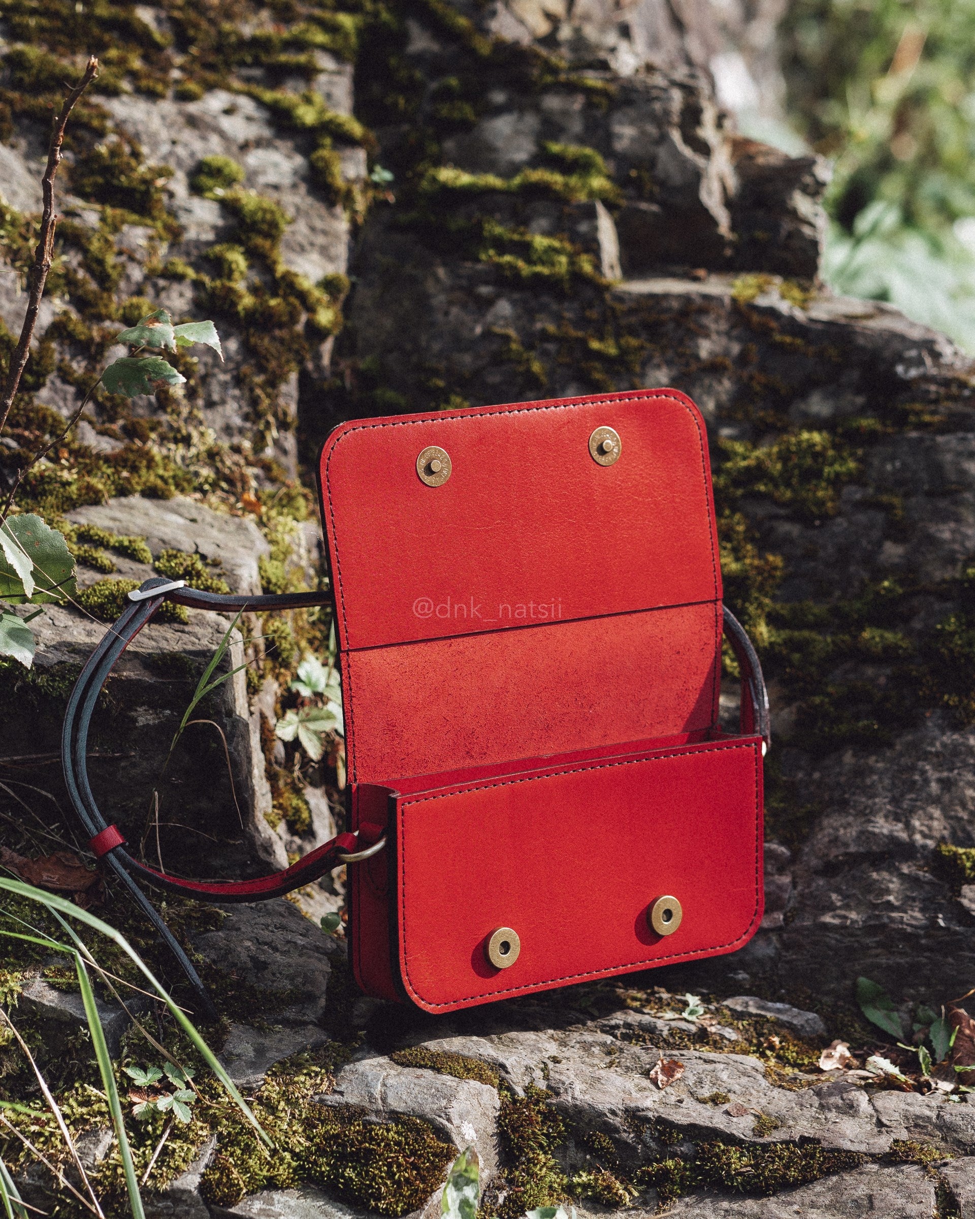 Етносумка " Ташка" червоний лак