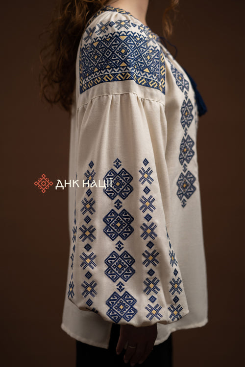 Women's Vyshyvanka "Cheremosh (2)" (beige)