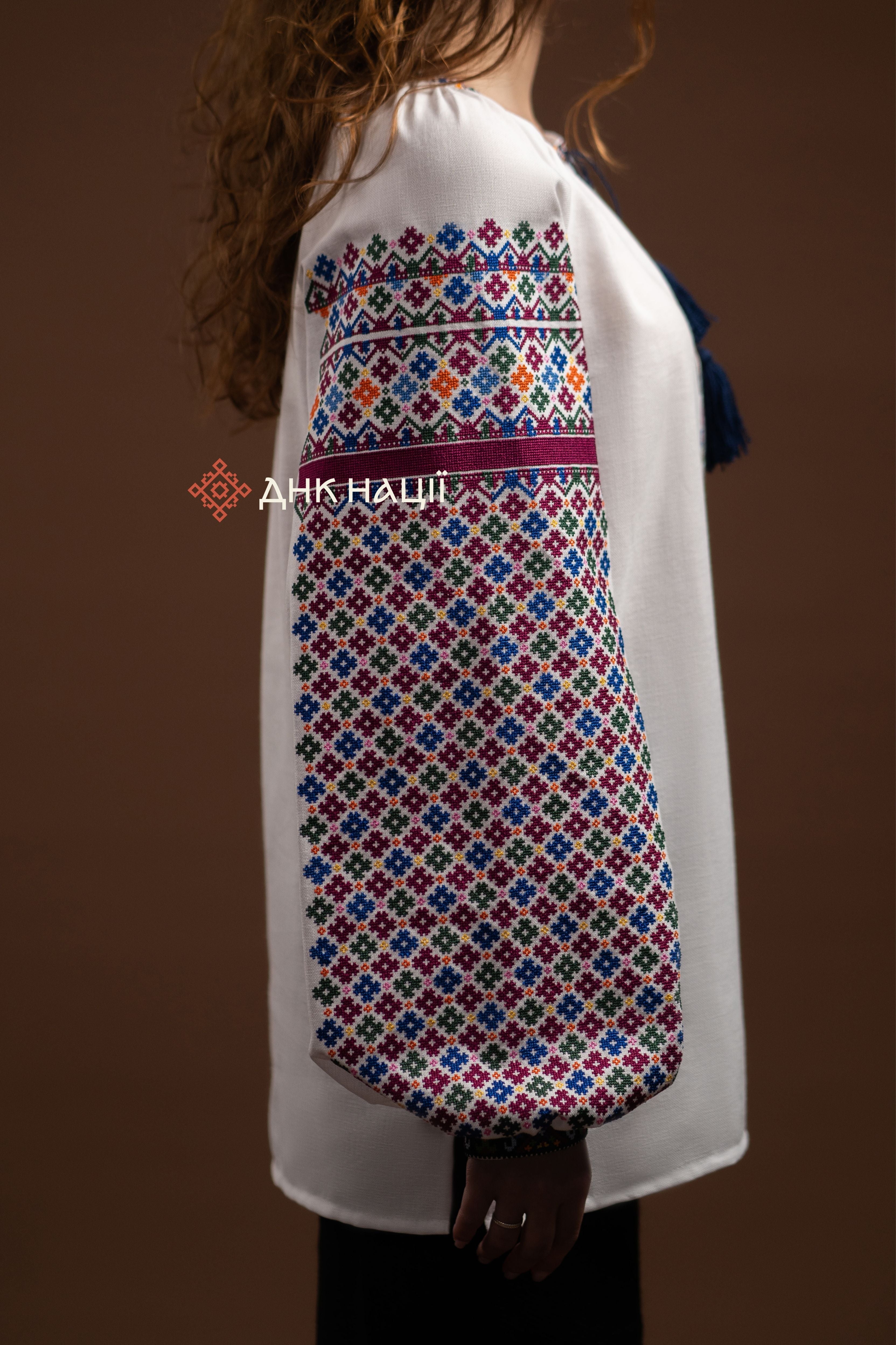 Women’s Embroidered Blouse “Koketka (1)” (White)