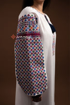 Embroidered Dress “Koketka (1)” (White)