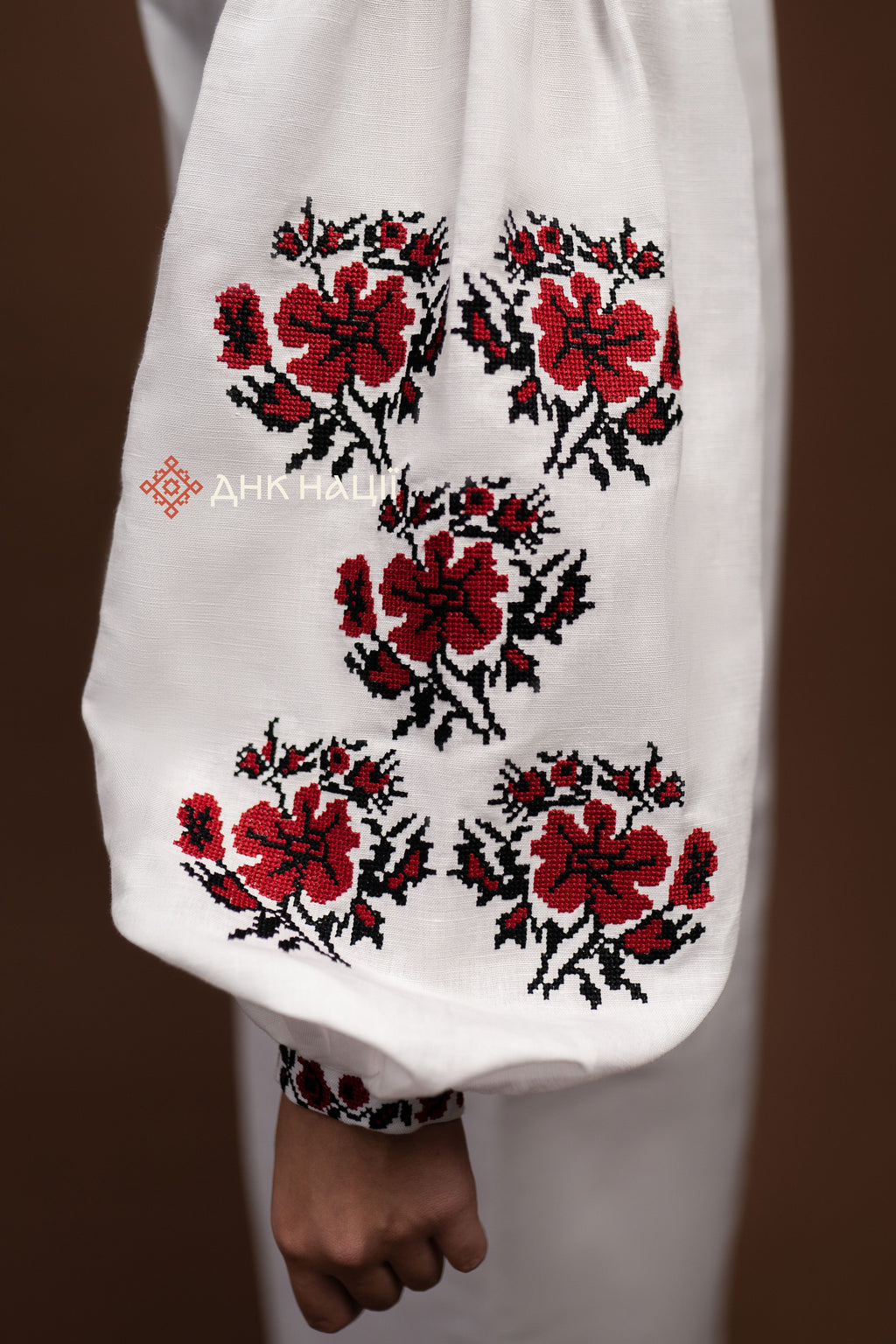 Embroidered Dress “Zlahoda (1)” (White)