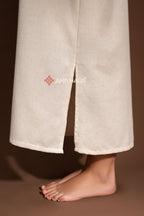 Embroidered Dress “Zlahoda (2)” (Beige)