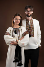 Парні Вишиванки "Добробут (1)"(молочна)