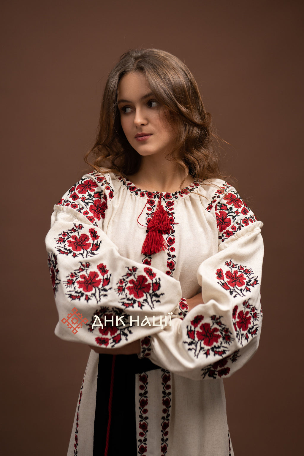 Вишита сукня "Мальва"(бежева)