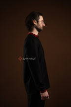 Men's Vyshyvanka "Knyazha (4)" (black)