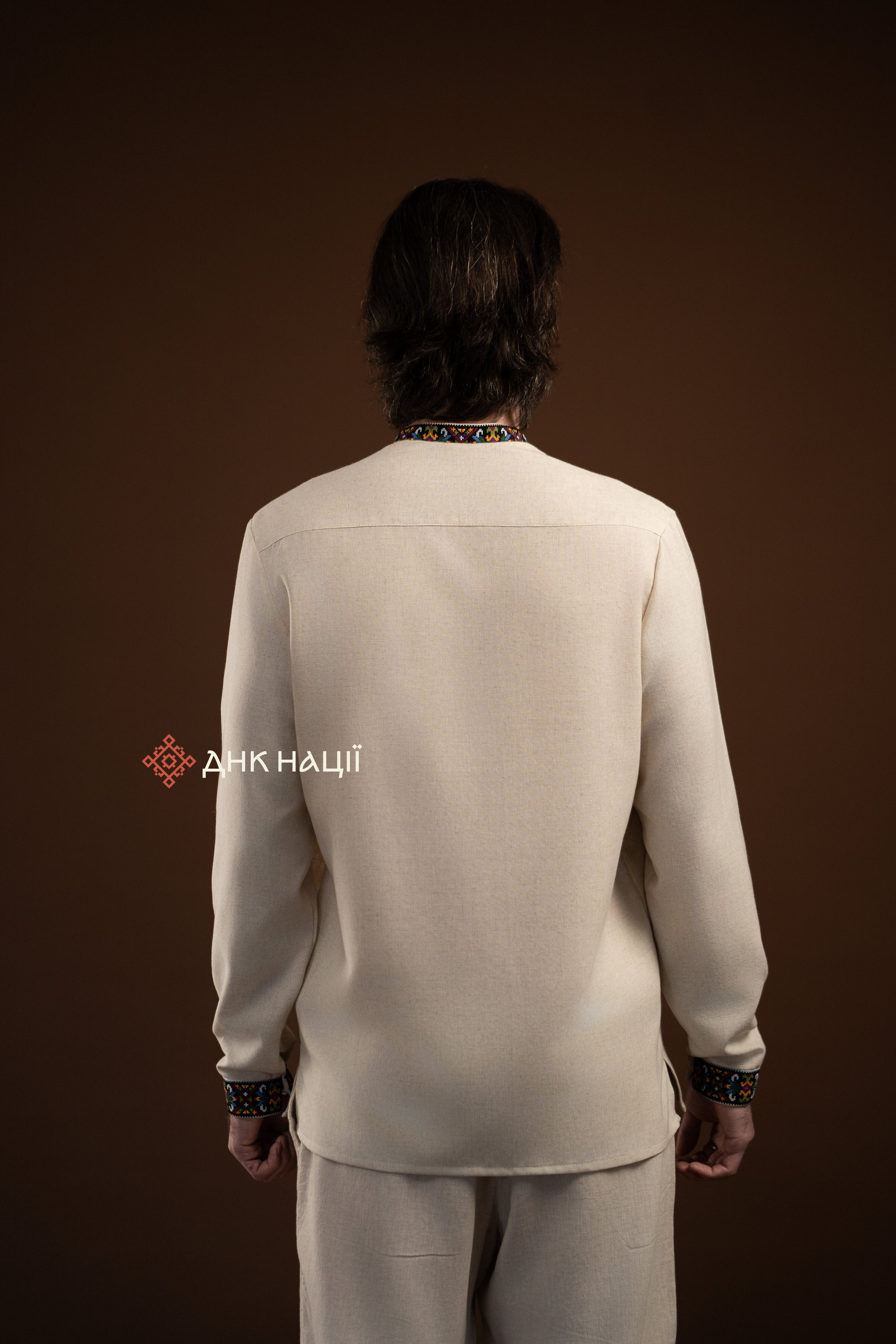 Men's Vyshyvanka "Koketka (2)" (beige)
