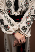 Вишита сукня "Гомін (1)"(бежева)