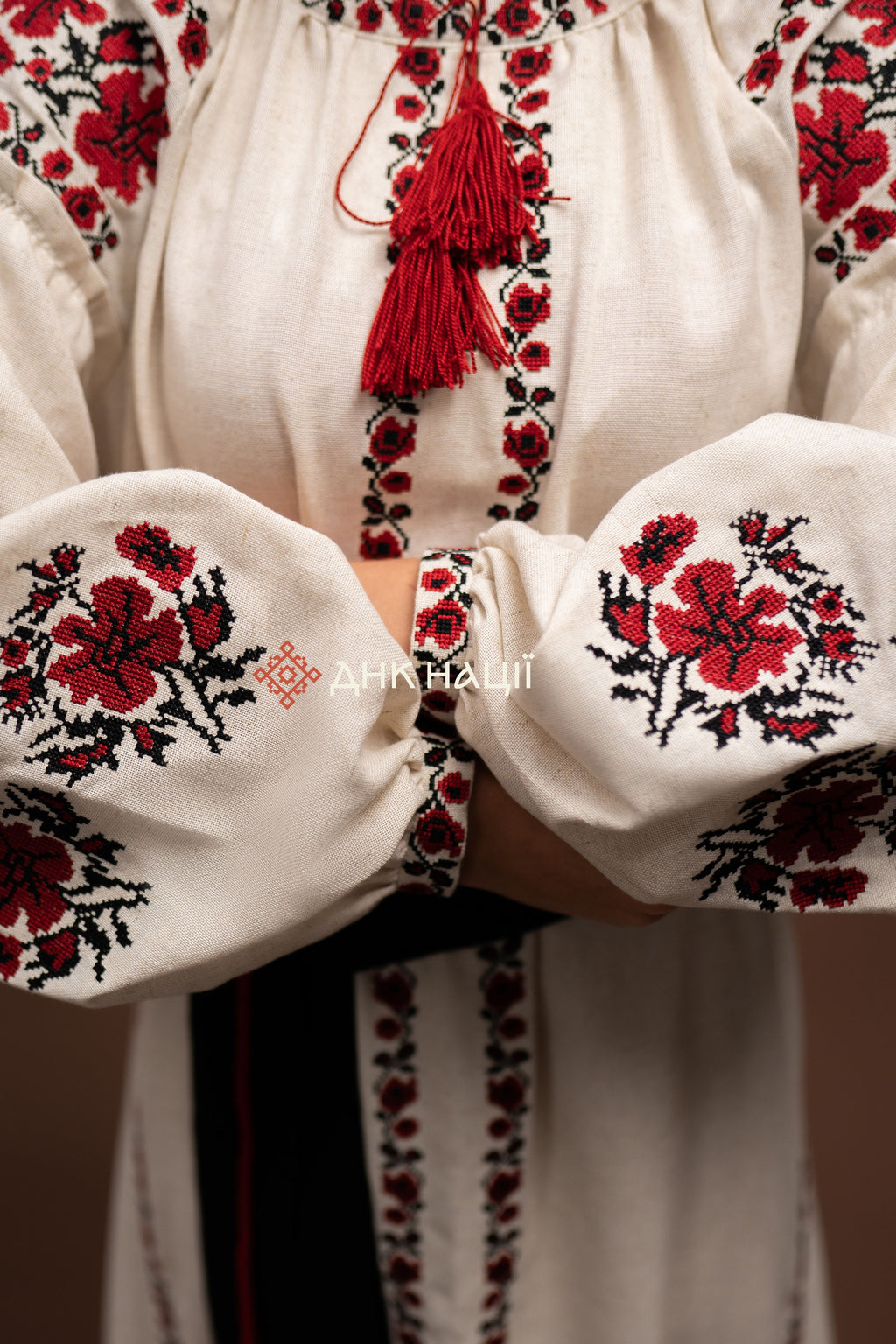 Вишита сукня "Мальва"(бежева)