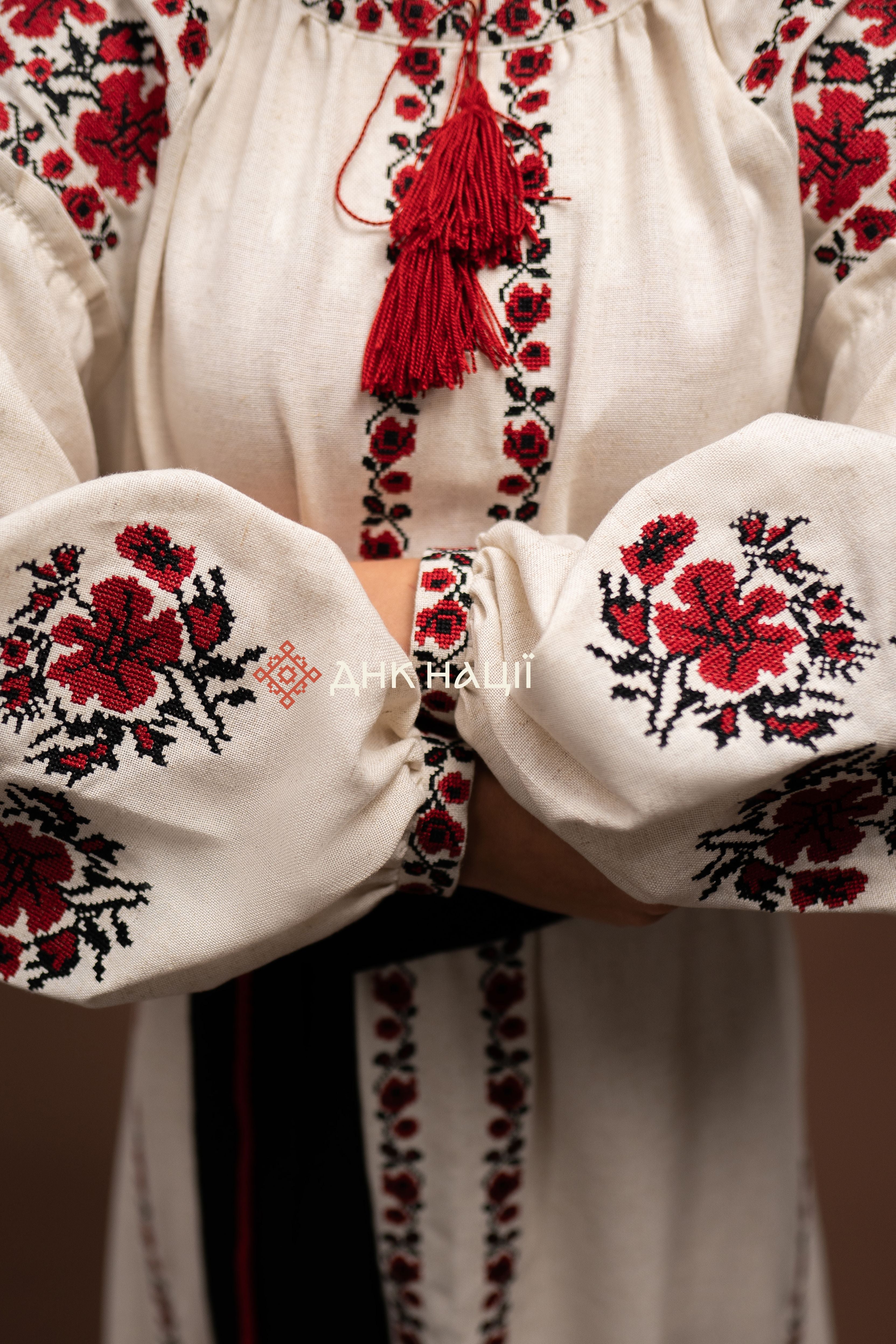 Вишита сукня "Мальва"(бежева)