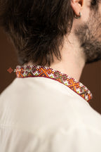 Men's Vyshyvanka "Bystrytsia (1)" (milky-white)