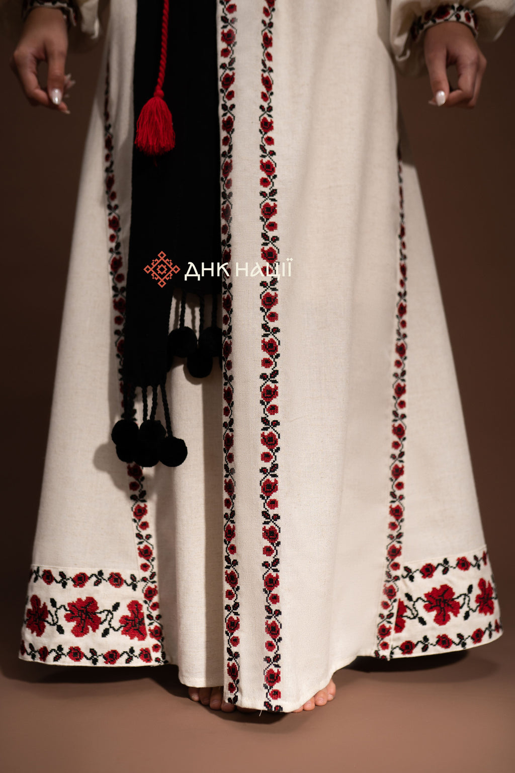 Вишита сукня "Мальва"(бежева)