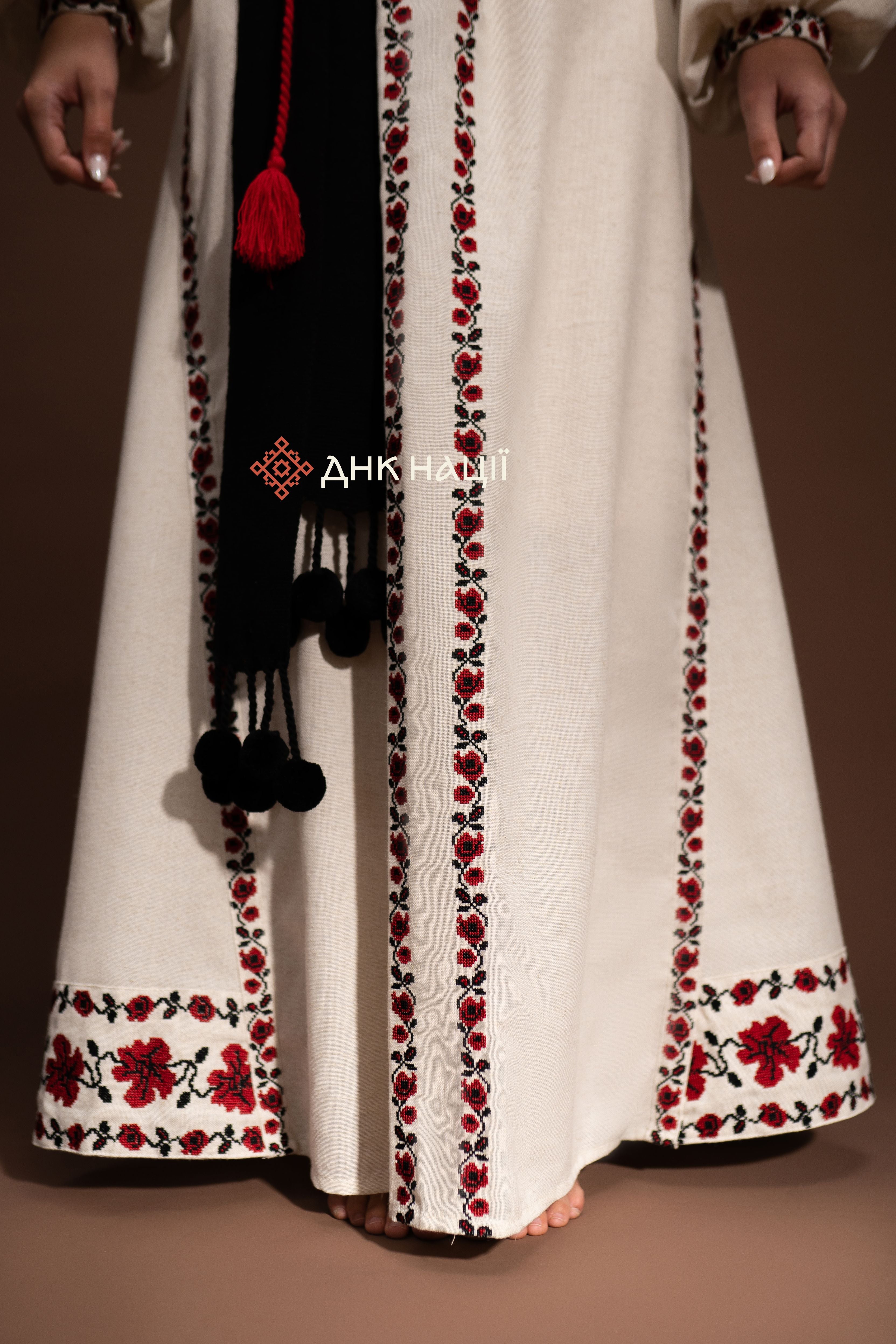 Вишита сукня "Мальва"(бежева)