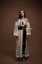 Вишита сукня "Гомін (1)"(бежева)