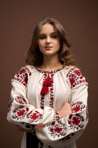 Вишита сукня "Мальва"(бежева)