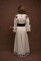 Вишита сукня "Мальва"(бежева)