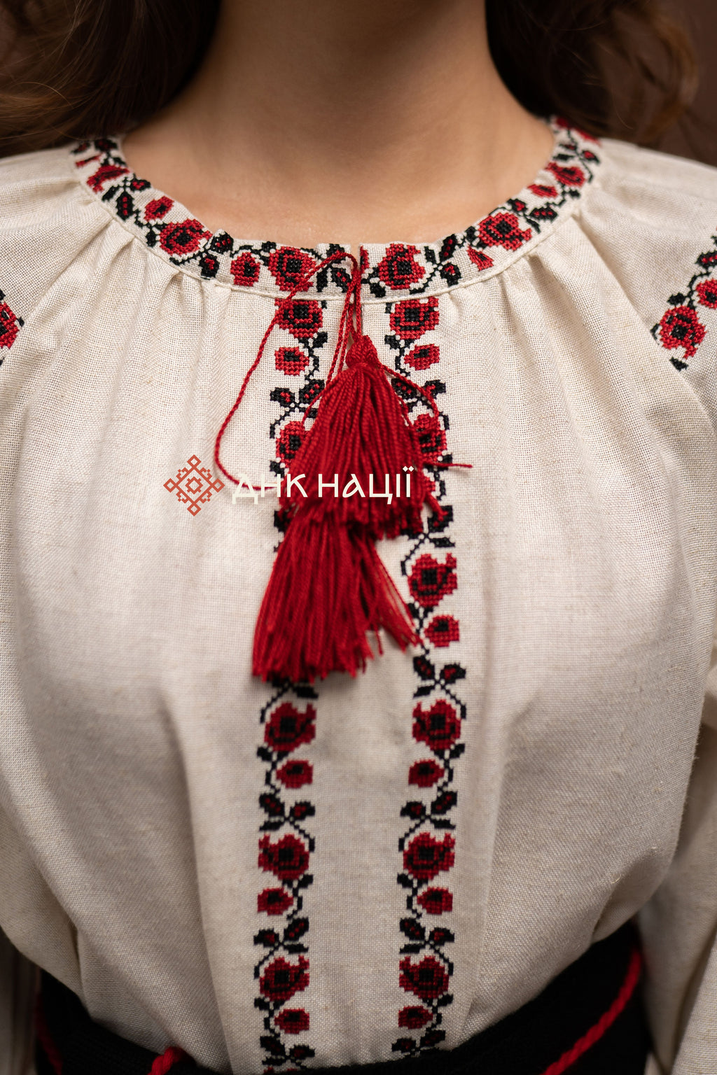 Вишита сукня "Мальва"(бежева)