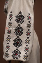 Вишита сукня "Гомін (1)"(бежева)