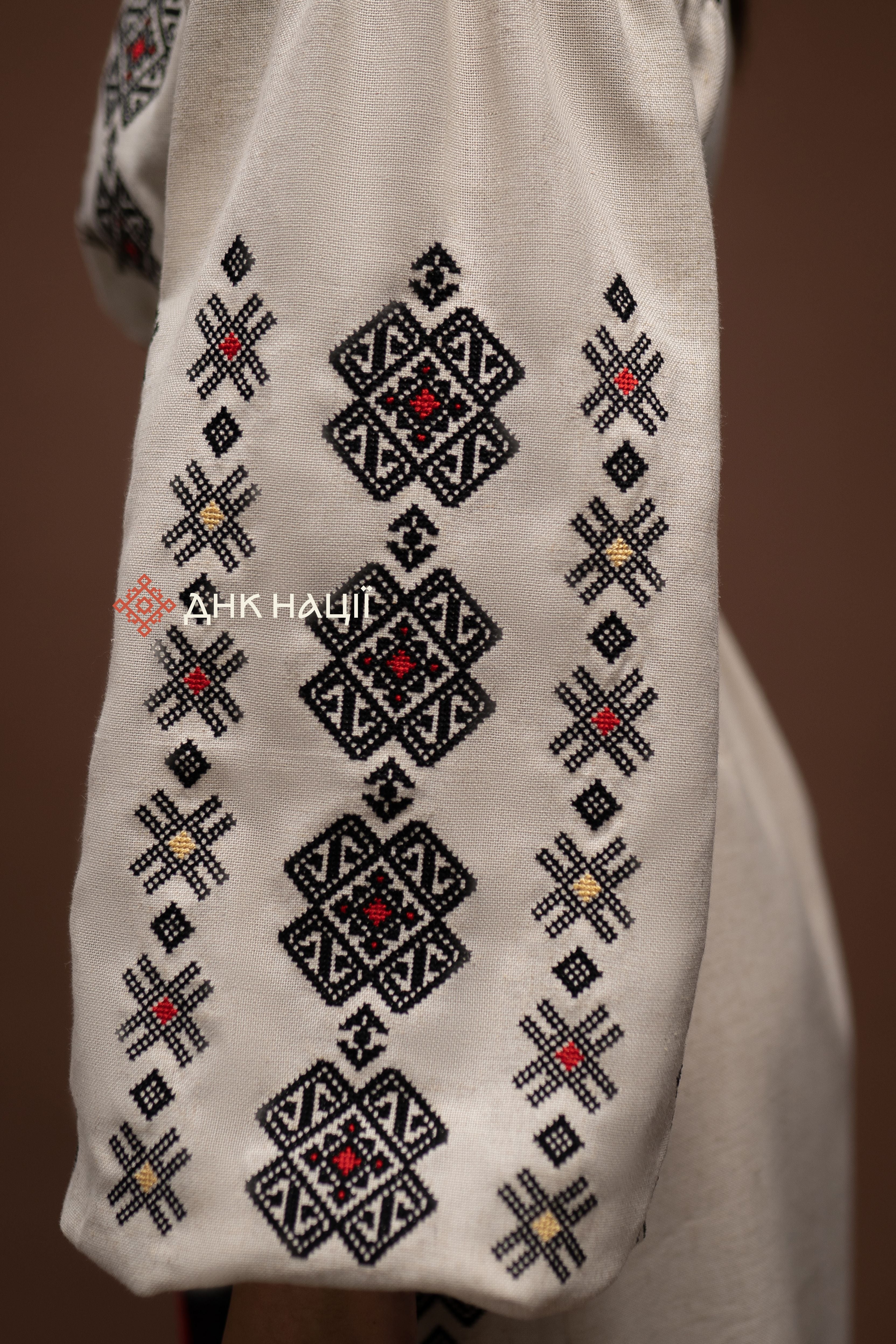 Вишита сукня "Гомін (1)"(бежева)