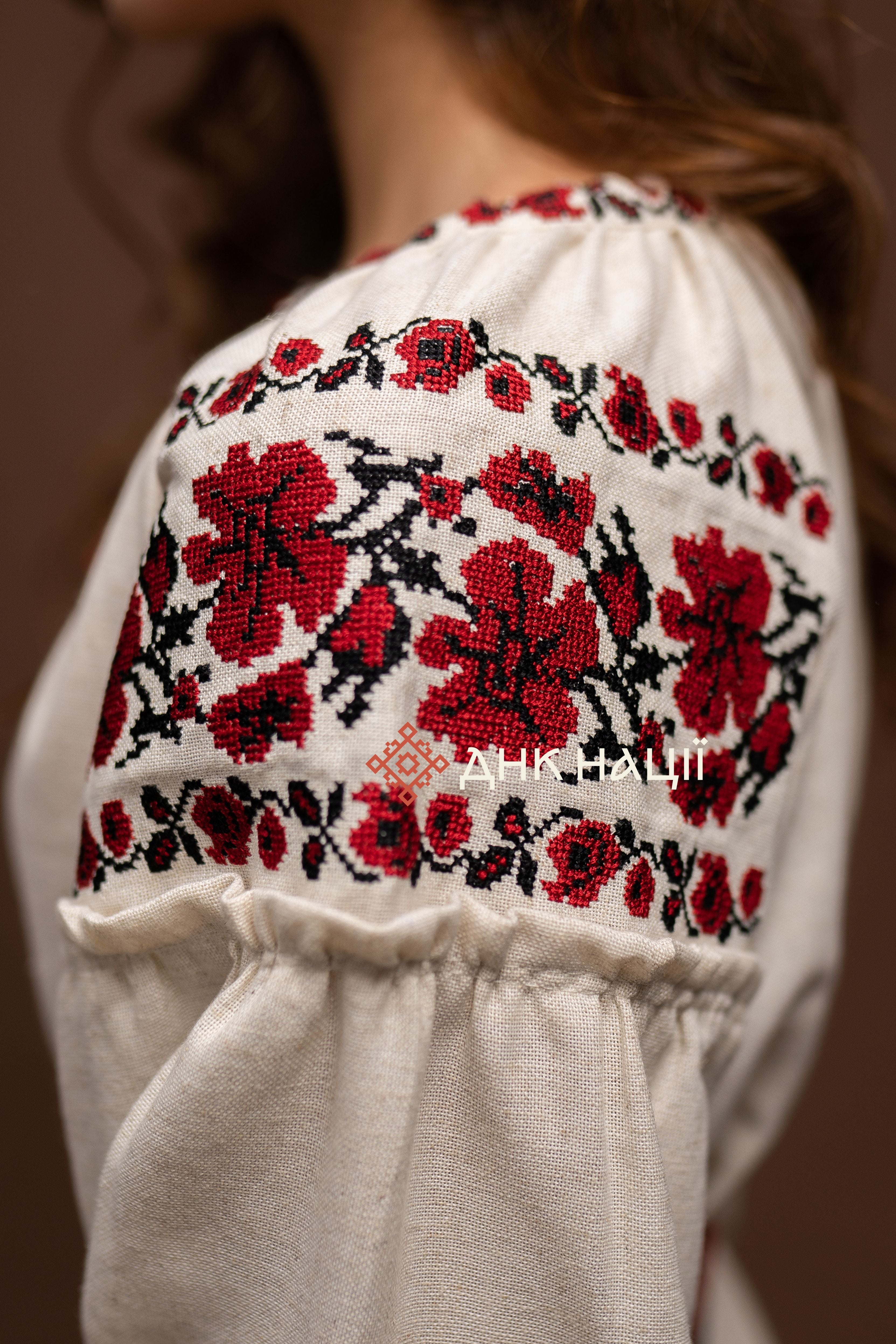 Вишита сукня "Мальва"(бежева)