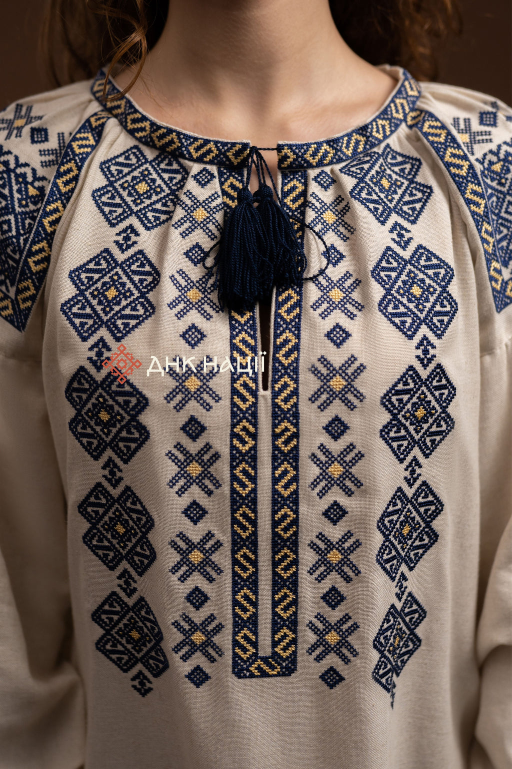 Вишита сукня "Черемош (2)"(бежева)