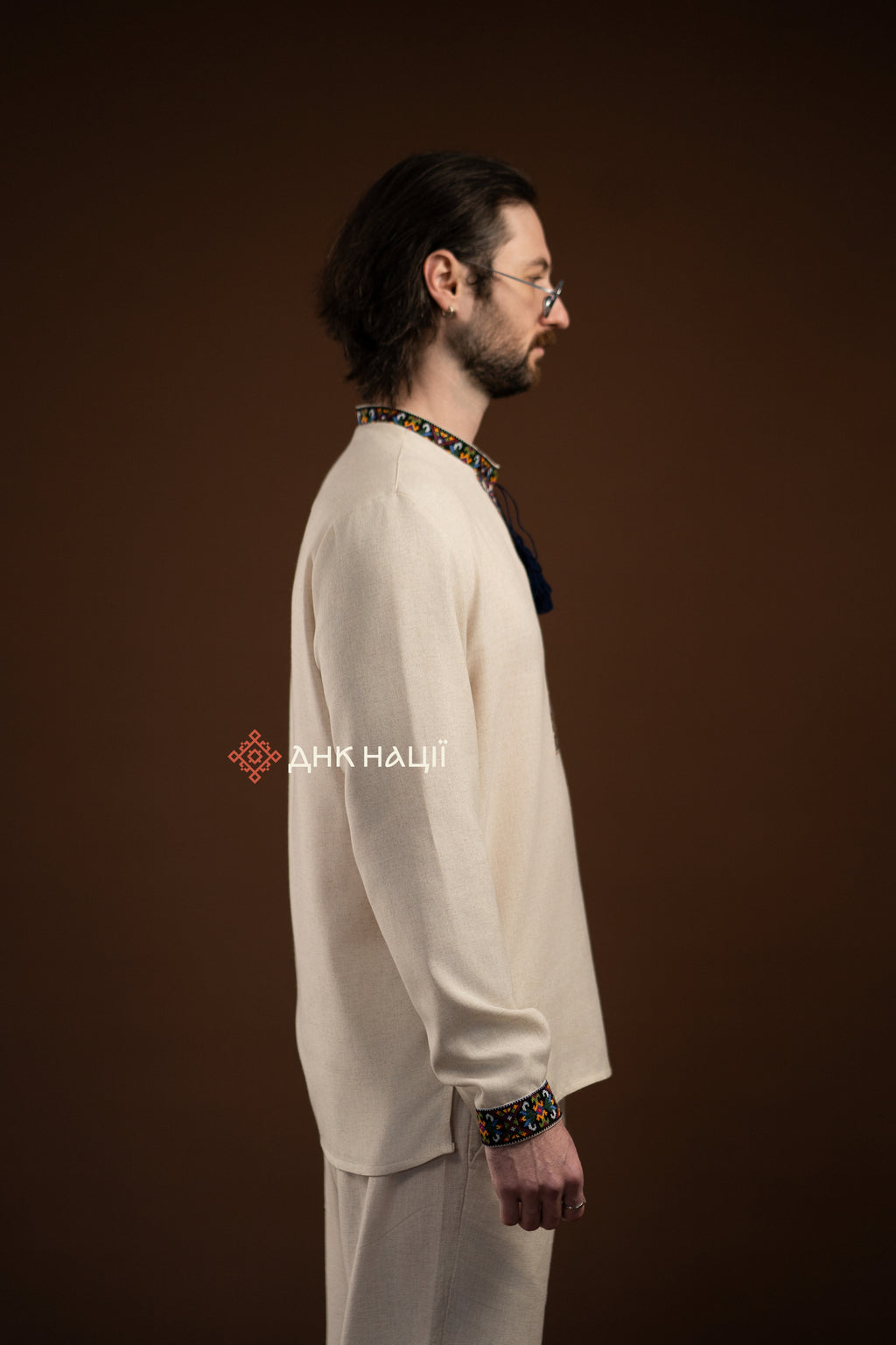 Men's Vyshyvanka "Koketka (2)" (beige)
