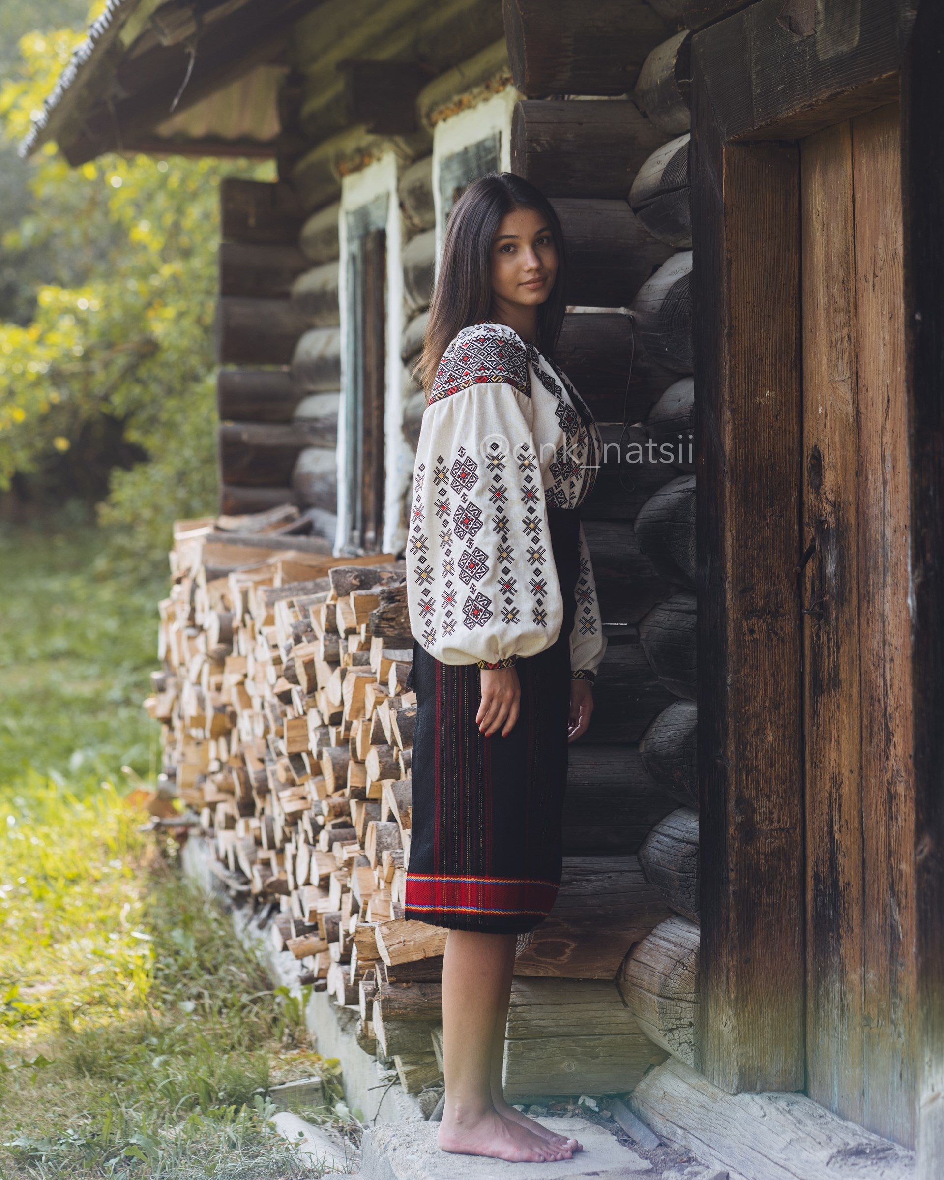 Вишиванка жіноча "Черемош (1)"(бежева)