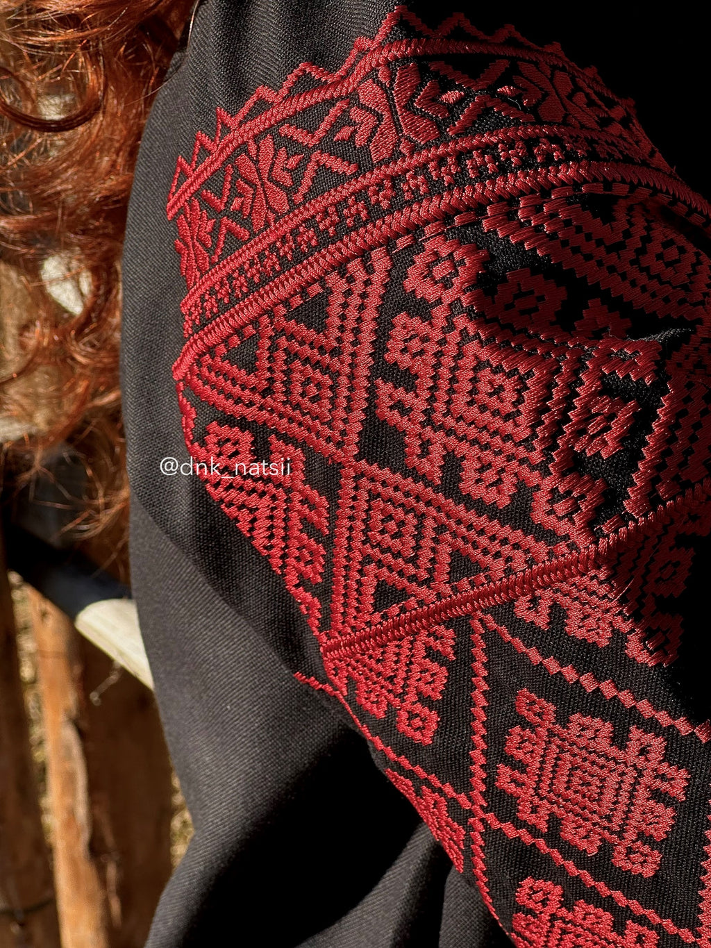 Вишита сукня "Княжа (4)"(чорна)