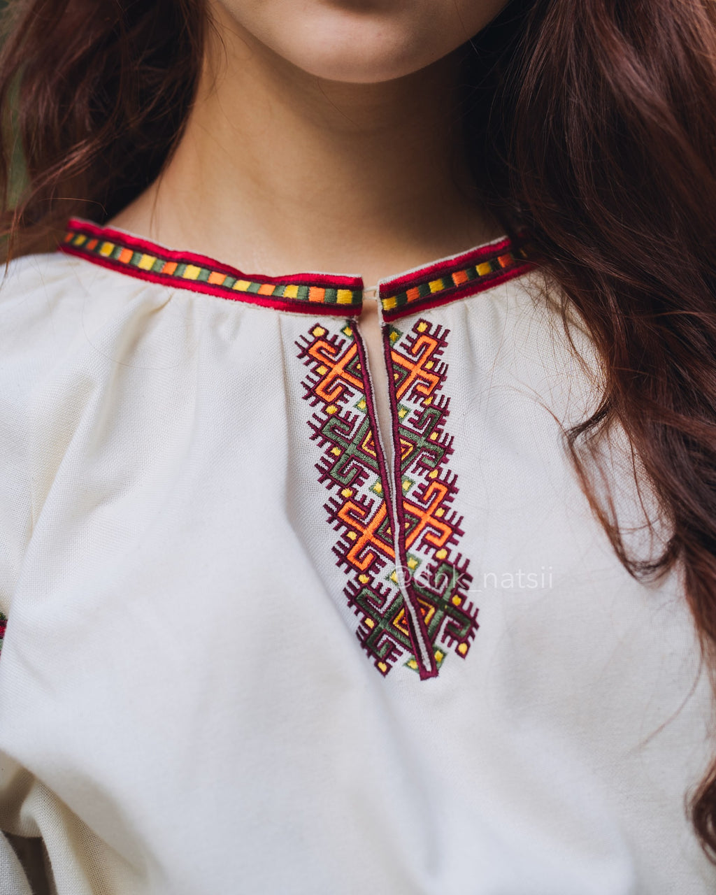 Вишиванка жіноча "Бистриця (1)"(молочна)