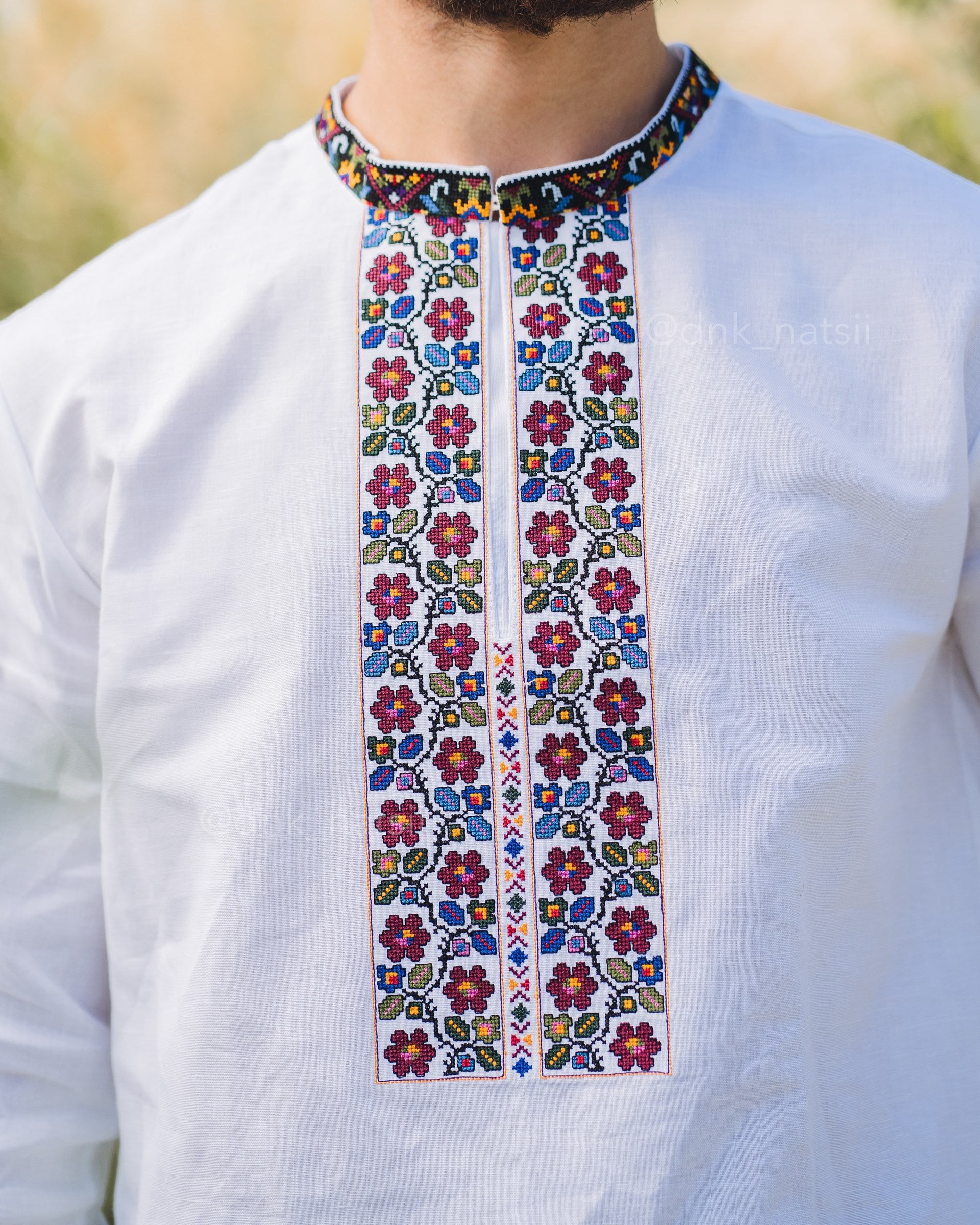 Вишиванка чоловіча "Кокетка (1)"(біла)