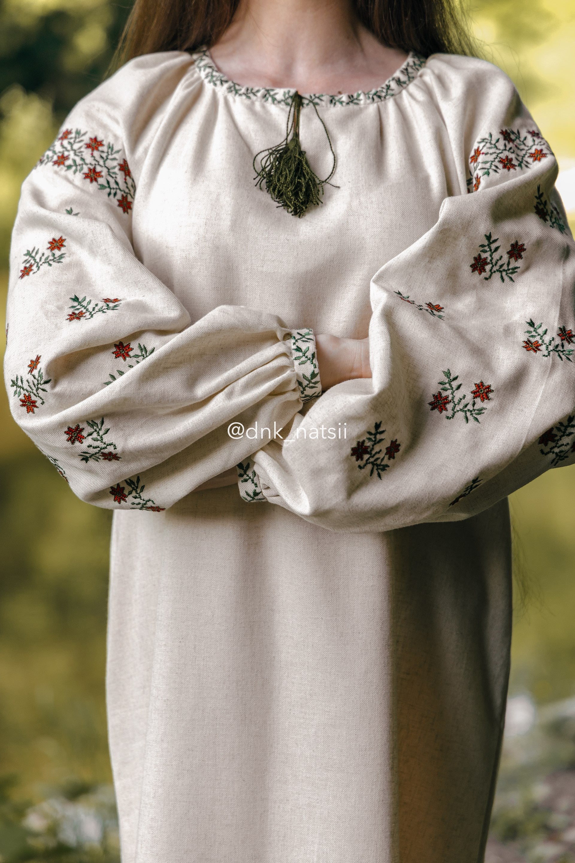 Вишита сукня "Лелія (1)"(бежева)