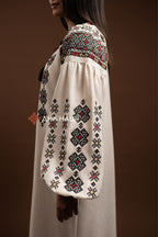 Вишита сукня "Черемош (1)"(бежева)