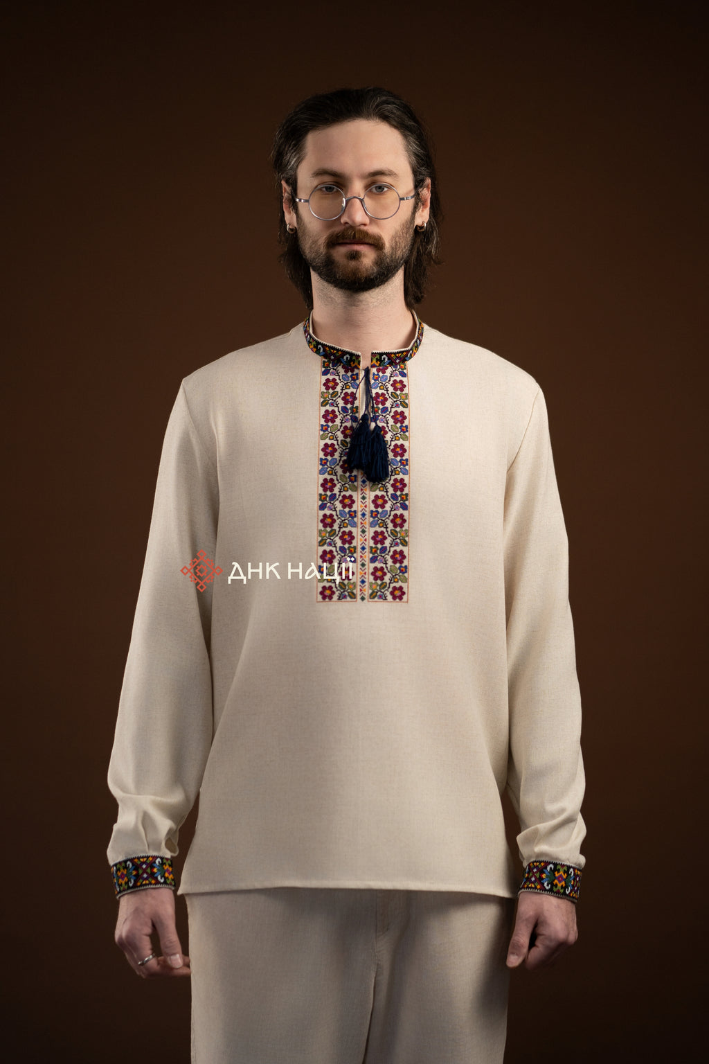 Men's Vyshyvanka "Koketka (2)" (beige)