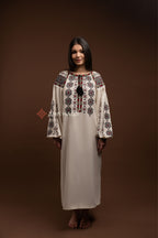 Вишита сукня "Черемош (1)"(бежева)