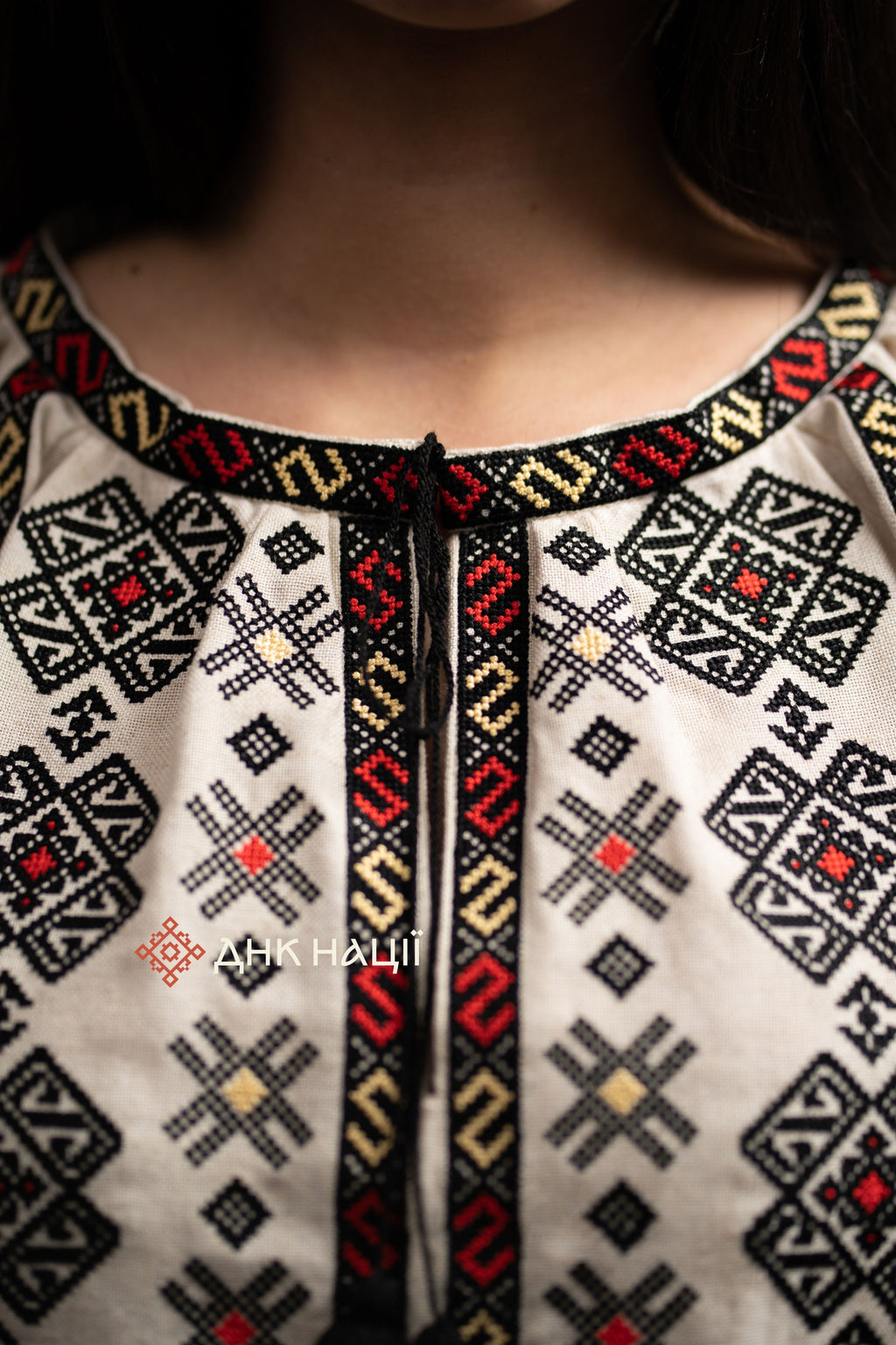 Вишита сукня "Черемош (1)"(бежева)