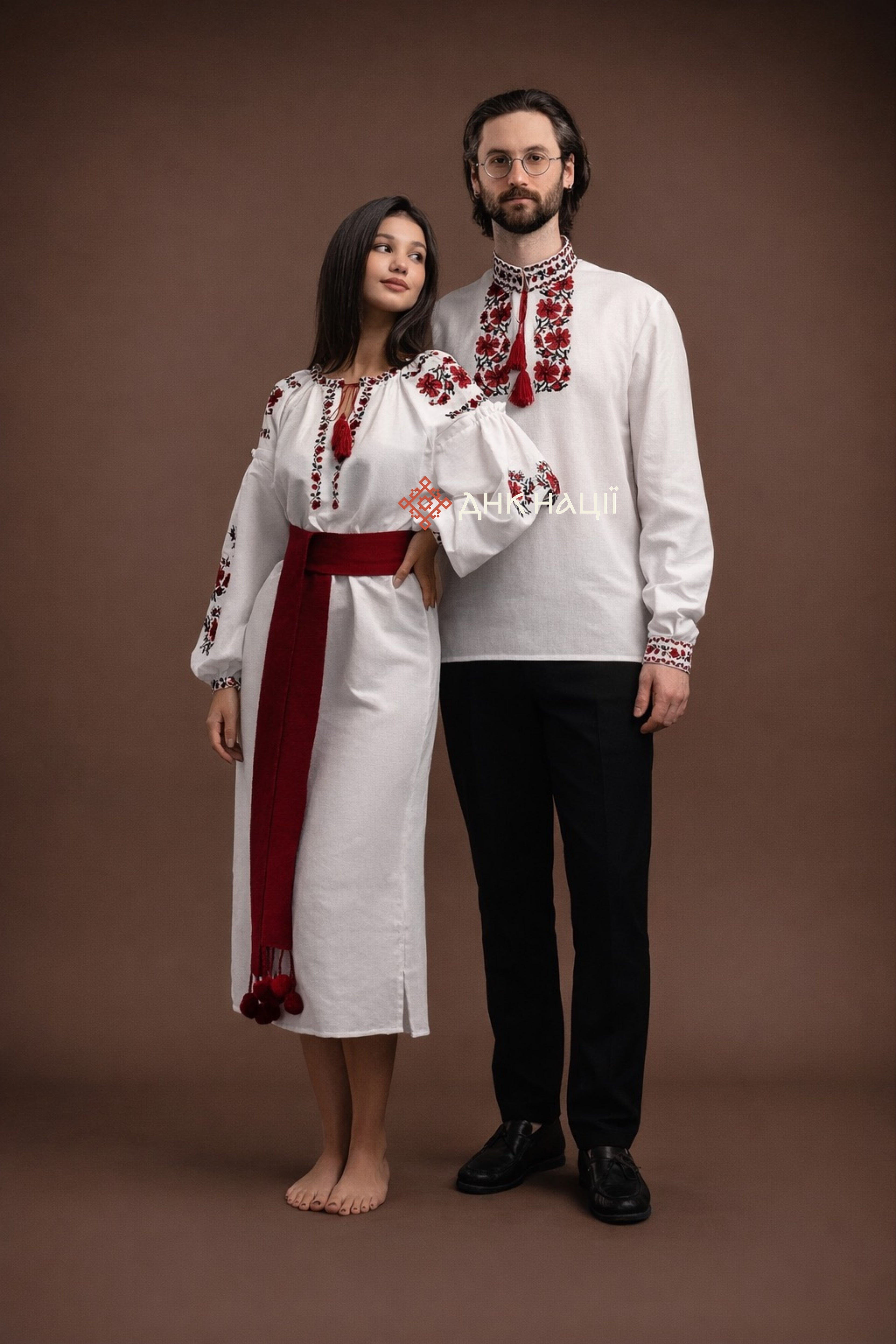 Парні Вишиванки "Злагода (1)"(біла)