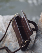 Етносумка " Табівка" коричнева - Інтернет-Магазин вишиванок ДНК Нації