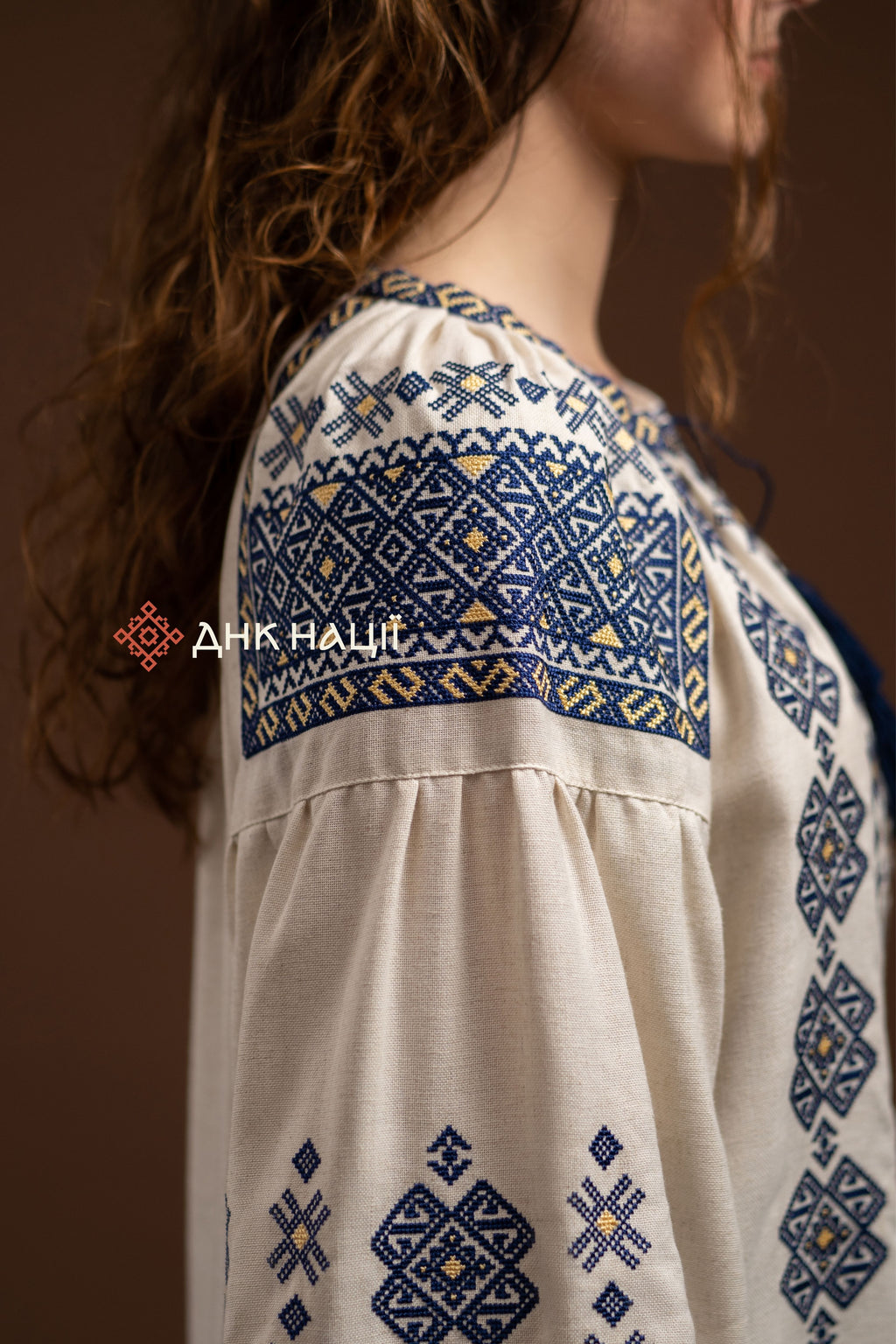 Вишита сукня "Черемош (2)"(бежева)