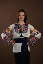 Вишиванка жіноча "Рута (2)"(сіра)