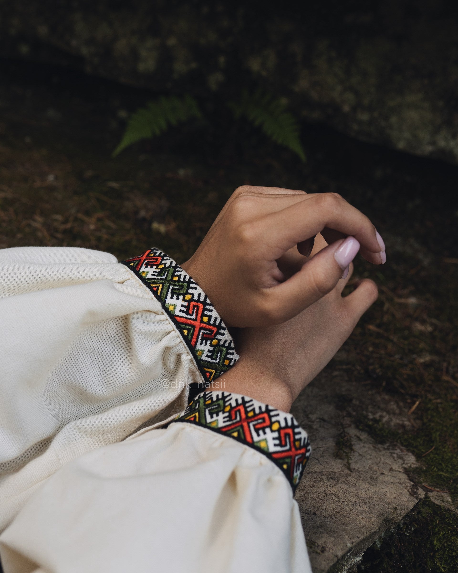 Вишиванка жіноча "Бистриця (2)"(молочна)