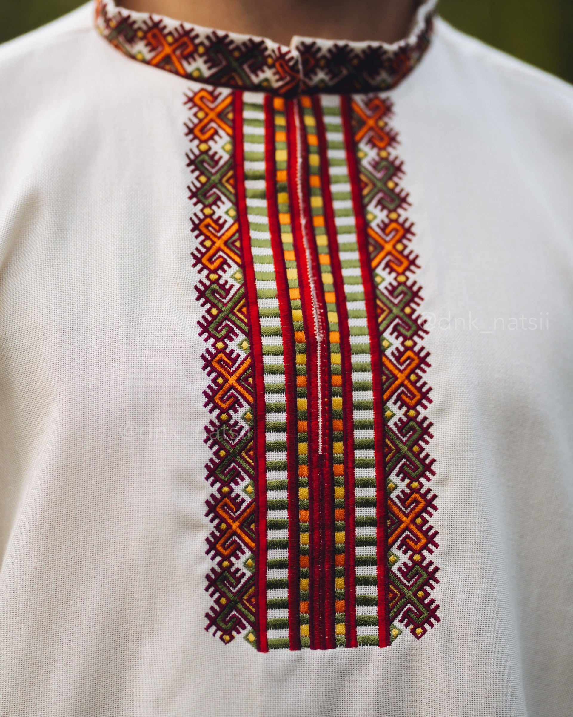 Вишиванка чоловіча "Бистриця (1)"(молочна)