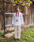 Вишиванка чоловіча "Злагода (1)"(біла)