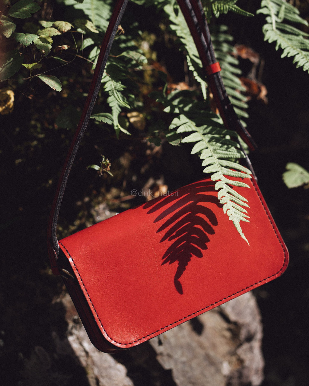 Етносумка " Ташка" червоний лак