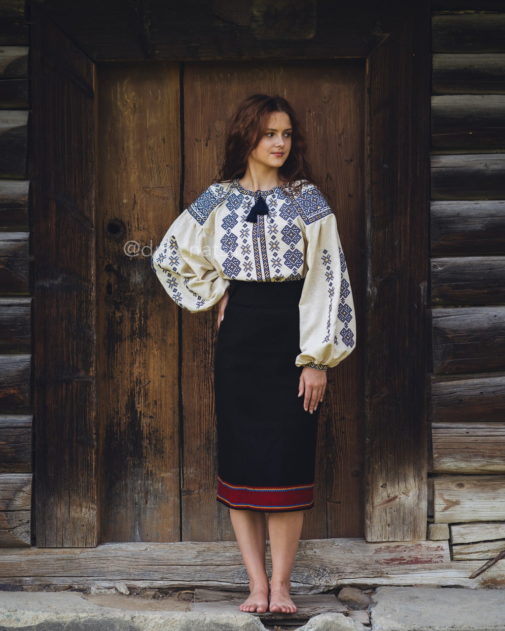 Вишиванка жіноча "Черемош (2)"(бежева)