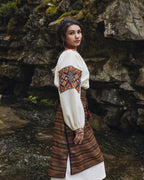 Вишиванка жіноча "Бистриця (2)"(молочна)