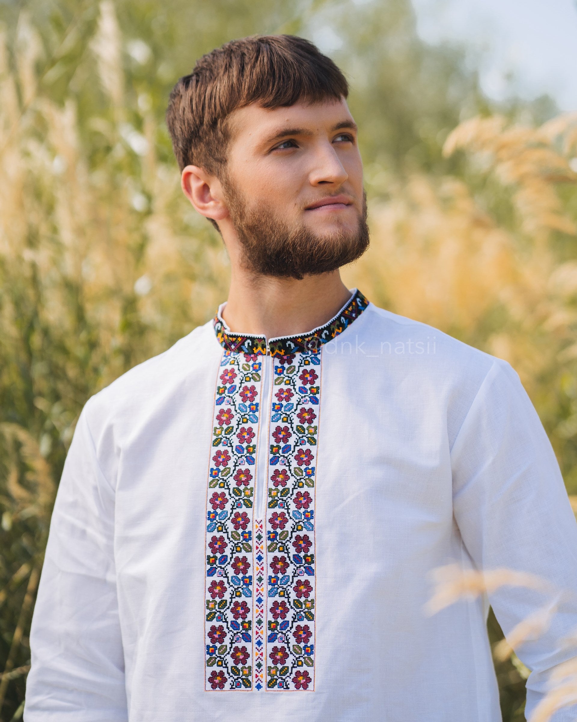 Вишиванка чоловіча "Кокетка (1)"(біла)