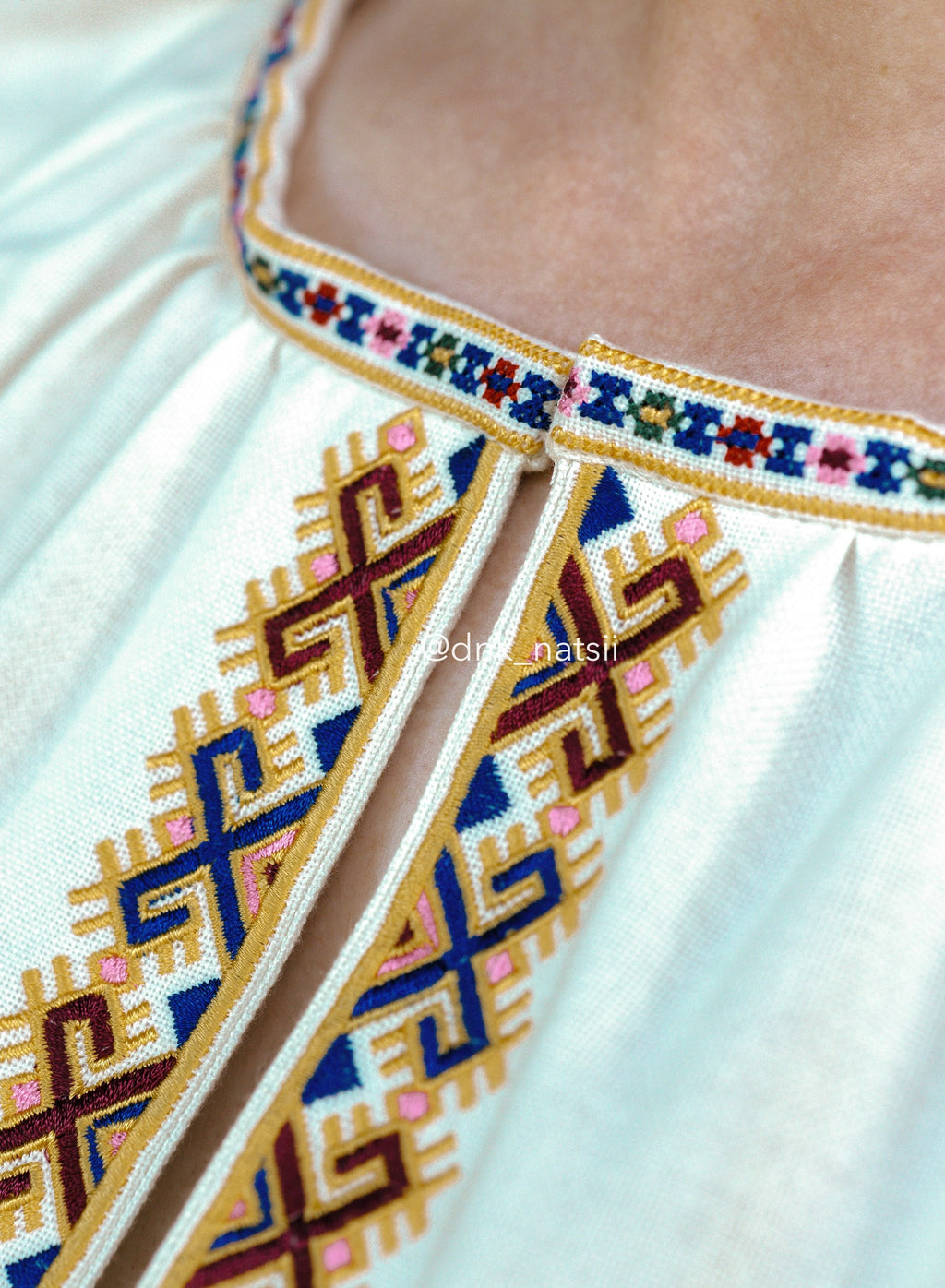 Вишита сукня "Верховинка"(молочна)