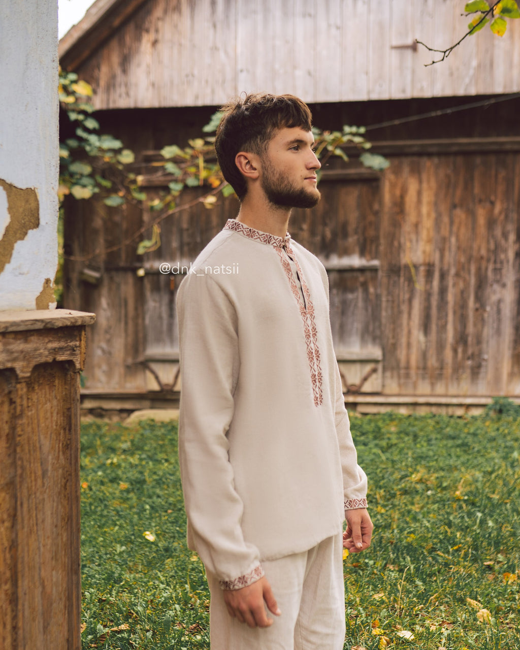 Вишиванка чоловіча "Княжа (2)"(сіра)