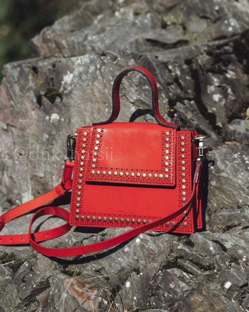 Етносумка " Табівка" червоний лак
