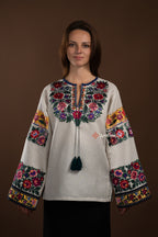 Вишиванка жіноча "Рута (2)"(сіра)